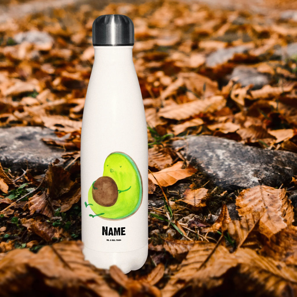 Personalisierte Thermosflasche Avocado pfeift Personalisierte Isolierflasche, Personalisierte Thermoflasche, Personalisierte Trinkflasche, Trinkflasche Mit Namen, Wunschname, Bedrucken, Namensflasche, Avocado, Veggie, Vegan, Gesund, Diät, Abnehmen, Ernährung, dick sein