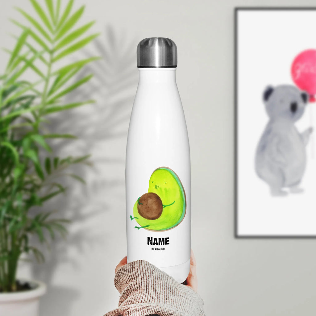 Personalisierte Thermosflasche Avocado pfeift Personalisierte Isolierflasche, Personalisierte Thermoflasche, Personalisierte Trinkflasche, Trinkflasche Mit Namen, Wunschname, Bedrucken, Namensflasche, Avocado, Veggie, Vegan, Gesund, Diät, Abnehmen, Ernährung, dick sein