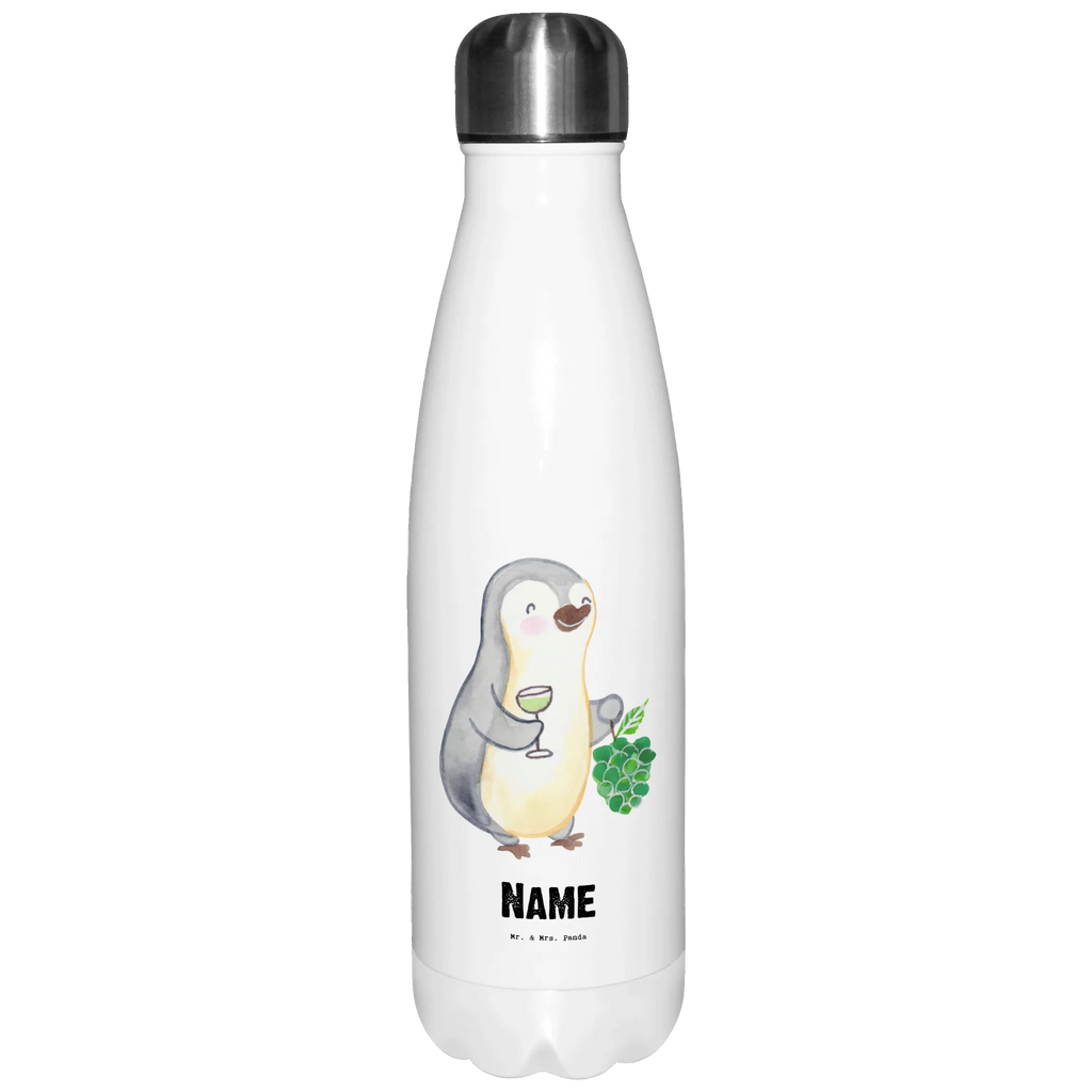 Personalisierte Thermosflasche Sommelier mit Herz Personalisierte Isolierflasche, Personalisierte Thermoflasche, Personalisierte Trinkflasche, Trinkflasche Mit Namen, Wunschname, Bedrucken, Namensflasche, Beruf, Ausbildung, Jubiläum, Abschied, Rente, Kollege, Kollegin, Geschenk, Schenken, Arbeitskollege, Mitarbeiter, Firma, Danke, Dankeschön