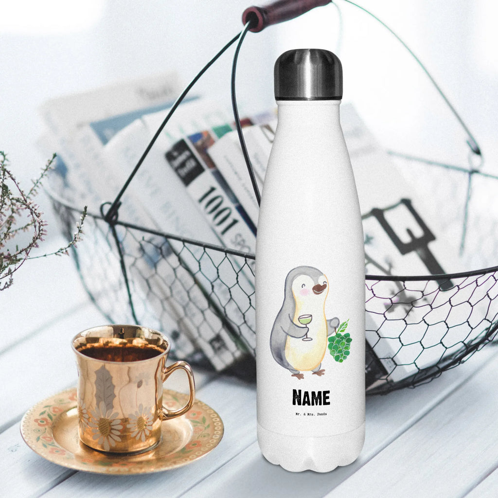 Personalisierte Thermosflasche Sommelier mit Herz Personalisierte Isolierflasche, Personalisierte Thermoflasche, Personalisierte Trinkflasche, Trinkflasche Mit Namen, Wunschname, Bedrucken, Namensflasche, Beruf, Ausbildung, Jubiläum, Abschied, Rente, Kollege, Kollegin, Geschenk, Schenken, Arbeitskollege, Mitarbeiter, Firma, Danke, Dankeschön