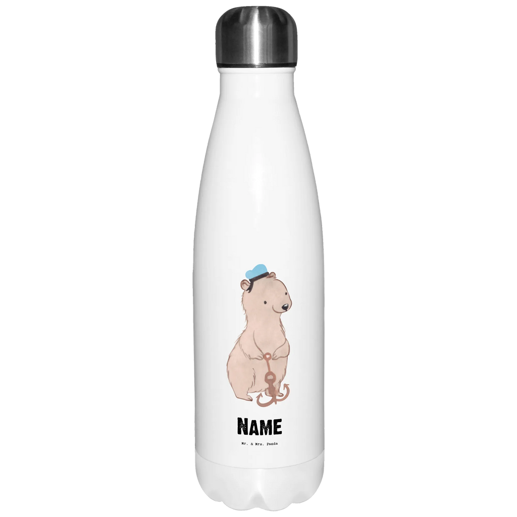 Personalisierte Thermosflasche Matrosin mit Herz Personalisierte Isolierflasche, Personalisierte Thermoflasche, Personalisierte Trinkflasche, Trinkflasche Mit Namen, Wunschname, Bedrucken, Namensflasche, Beruf, Ausbildung, Jubiläum, Abschied, Rente, Kollege, Kollegin, Geschenk, Schenken, Arbeitskollege, Mitarbeiter, Firma, Danke, Dankeschön, Matrosin, Seeleute, Schiff, Schiffsmechanikerin