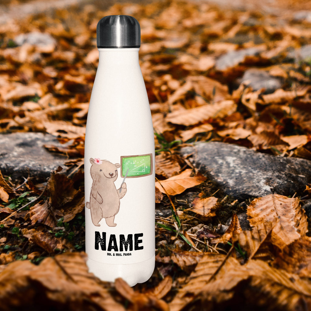 Personalisierte Thermosflasche Nachhilfelehrer Mathe mit Herz Personalisierte Isolierflasche, Personalisierte Thermoflasche, Personalisierte Trinkflasche, Trinkflasche Mit Namen, Wunschname, Bedrucken, Namensflasche, Beruf, Ausbildung, Jubiläum, Abschied, Rente, Kollege, Kollegin, Geschenk, Schenken, Arbeitskollege, Mitarbeiter, Firma, Danke, Dankeschön, Mathematik Nachhilfelehrer, Mathe Nachhilfe, Nachhilfeunterrricht