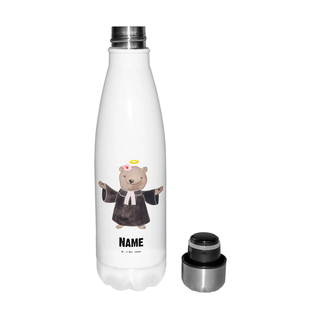 Personalisierte Thermosflasche Pastorin mit Herz Personalisierte Isolierflasche, Personalisierte Thermoflasche, Personalisierte Trinkflasche, Trinkflasche Mit Namen, Wunschname, Bedrucken, Namensflasche, Beruf, Ausbildung, Jubiläum, Abschied, Rente, Kollege, Kollegin, Geschenk, Schenken, Arbeitskollege, Mitarbeiter, Firma, Danke, Dankeschön, Pastorin, Dienerin Gottes<br />Geistliche, Pfarrerin, Predigerin<br />Priesterin, Theologin, Kirche