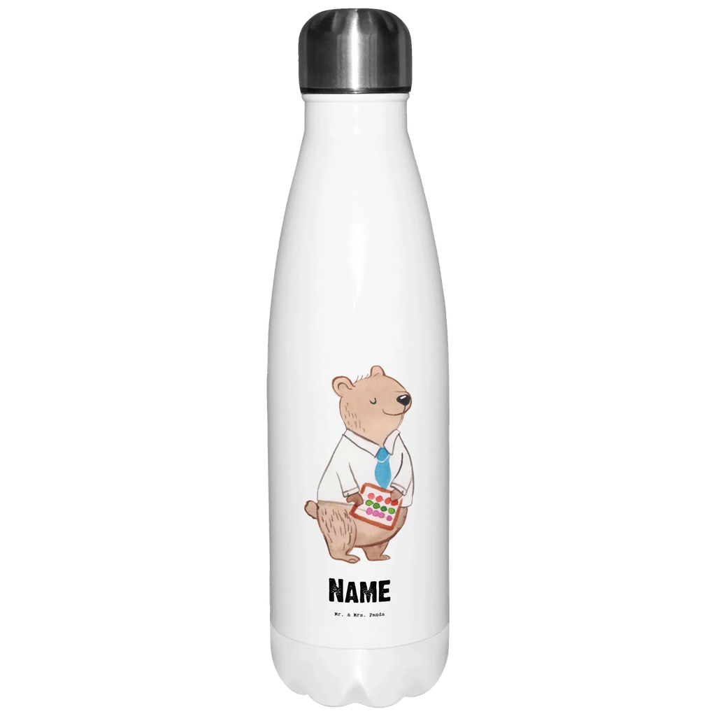 Personalisierte Thermosflasche Bankangestellter mit Herz Personalisierte Isolierflasche, Personalisierte Thermoflasche, Personalisierte Trinkflasche, Trinkflasche Mit Namen, Wunschname, Bedrucken, Namensflasche, Beruf, Ausbildung, Jubiläum, Abschied, Rente, Kollege, Kollegin, Geschenk, Schenken, Arbeitskollege, Mitarbeiter, Firma, Danke, Dankeschön, Bankangestellter, Bankfachmann, Bänker, Bankberater