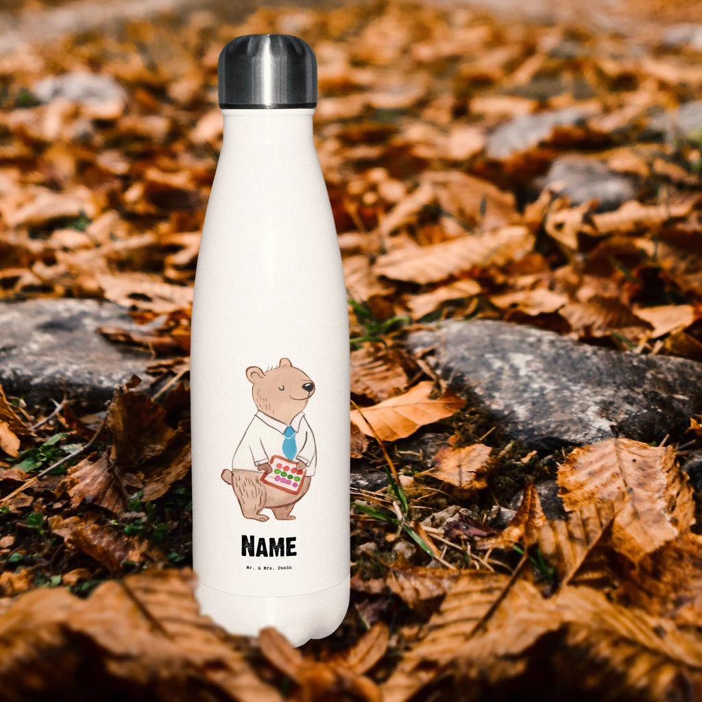 Personalisierte Thermosflasche Bankangestellter mit Herz Personalisierte Isolierflasche, Personalisierte Thermoflasche, Personalisierte Trinkflasche, Trinkflasche Mit Namen, Wunschname, Bedrucken, Namensflasche, Beruf, Ausbildung, Jubiläum, Abschied, Rente, Kollege, Kollegin, Geschenk, Schenken, Arbeitskollege, Mitarbeiter, Firma, Danke, Dankeschön, Bankangestellter, Bankfachmann, Bänker, Bankberater