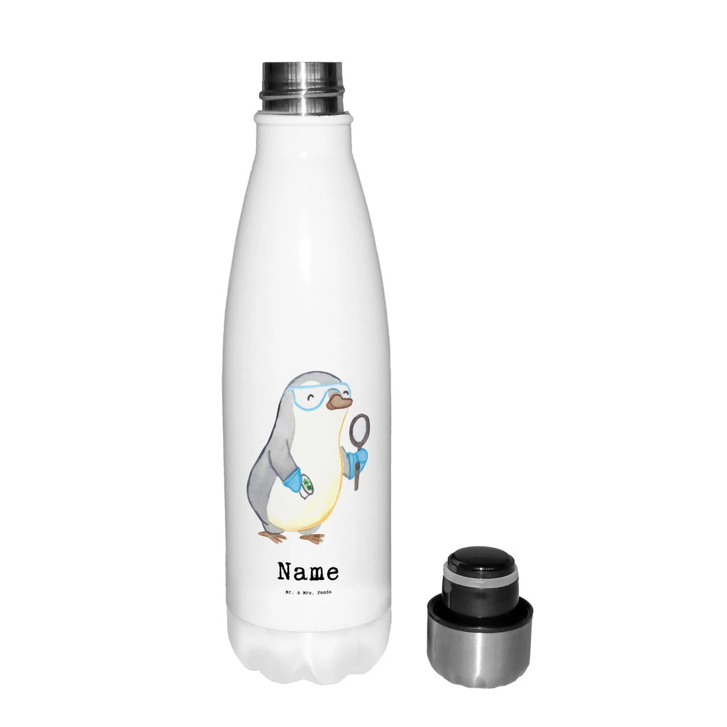 Personalisierte Thermosflasche Mikrobiologe mit Herz Personalisierte Isolierflasche, Personalisierte Thermoflasche, Personalisierte Trinkflasche, Trinkflasche Mit Namen, Wunschname, Bedrucken, Namensflasche, Beruf, Ausbildung, Jubiläum, Abschied, Rente, Kollege, Kollegin, Geschenk, Schenken, Arbeitskollege, Mitarbeiter, Firma, Danke, Dankeschön, Mikrobiologe, Naturwissenschaftler, Labor, Forschung