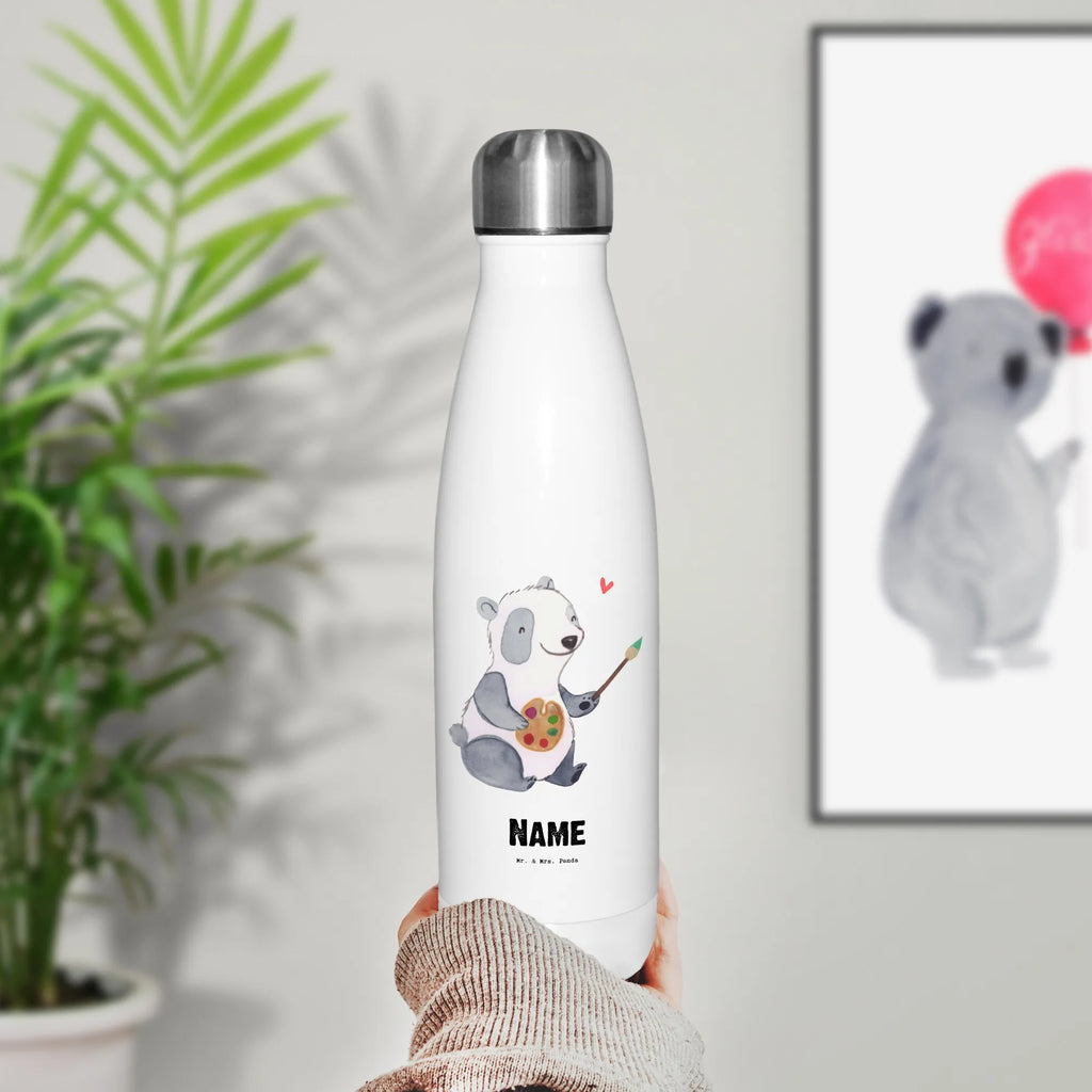 Personalisierte Thermosflasche Restaurator mit Herz Personalisierte Isolierflasche, Personalisierte Thermoflasche, Personalisierte Trinkflasche, Trinkflasche Mit Namen, Wunschname, Bedrucken, Namensflasche, Beruf, Ausbildung, Jubiläum, Abschied, Rente, Kollege, Kollegin, Geschenk, Schenken, Arbeitskollege, Mitarbeiter, Firma, Danke, Dankeschön