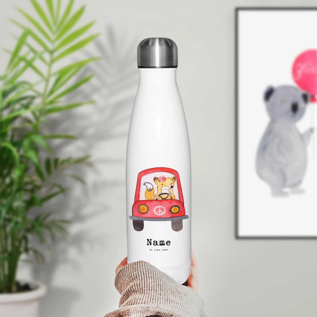 Personalisierte Thermosflasche Fahrlehrerin mit Herz Personalisierte Isolierflasche, Personalisierte Thermoflasche, Personalisierte Trinkflasche, Trinkflasche Mit Namen, Wunschname, Bedrucken, Namensflasche, Beruf, Ausbildung, Jubiläum, Abschied, Rente, Kollege, Kollegin, Geschenk, Schenken, Arbeitskollege, Mitarbeiter, Firma, Danke, Dankeschön, Fahrlehrerin, Fahrschule, Fahrschullehrerin