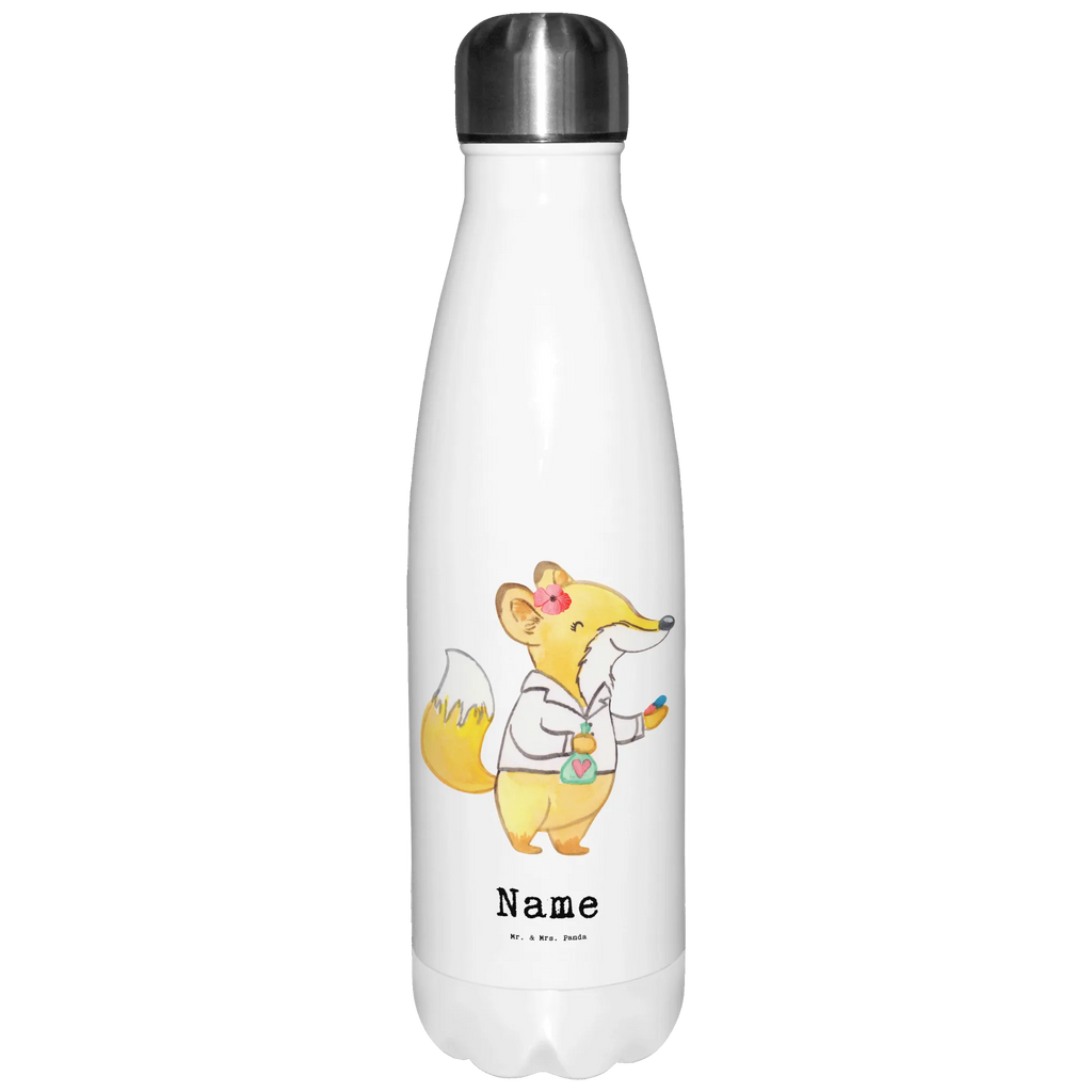 Personalisierte Thermosflasche Apothekerin mit Herz Personalisierte Isolierflasche, Personalisierte Thermoflasche, Personalisierte Trinkflasche, Trinkflasche Mit Namen, Wunschname, Bedrucken, Namensflasche, Beruf, Ausbildung, Jubiläum, Abschied, Rente, Kollege, Kollegin, Geschenk, Schenken, Arbeitskollege, Mitarbeiter, Firma, Danke, Dankeschön, Apothekerin, Pharmazie, Staatsexamen, Approbation, Eröffnung Apotheke