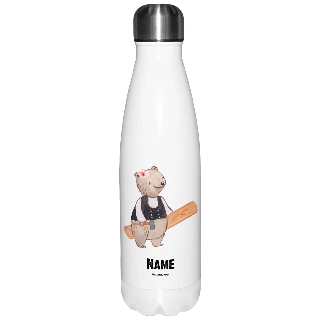 Personalisierte Thermosflasche Zimmerfrau mit Herz Personalisierte Isolierflasche, Personalisierte Thermoflasche, Personalisierte Trinkflasche, Trinkflasche Mit Namen, Wunschname, Bedrucken, Namensflasche, Beruf, Ausbildung, Jubiläum, Abschied, Rente, Kollege, Kollegin, Geschenk, Schenken, Arbeitskollege, Mitarbeiter, Firma, Danke, Dankeschön