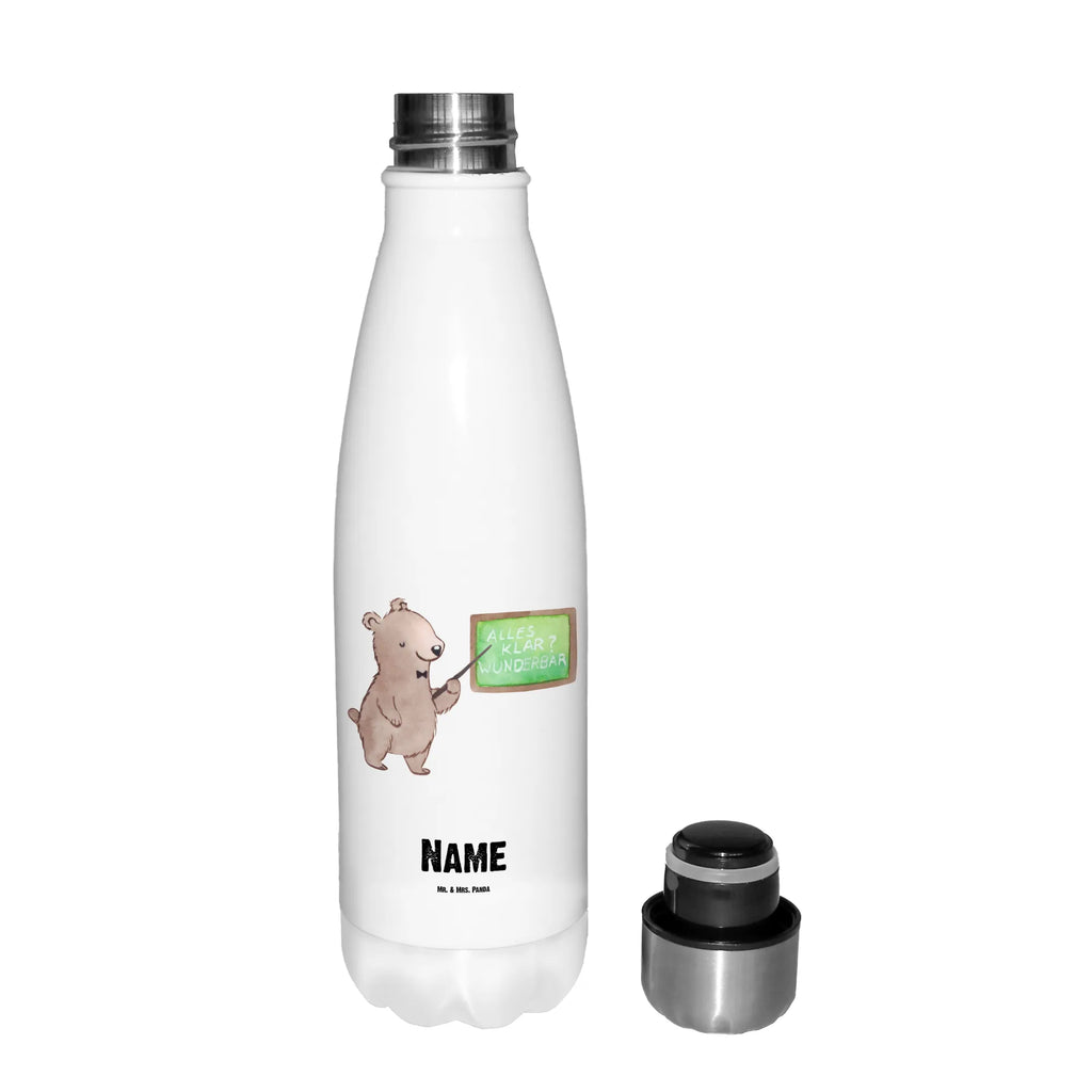 Personalisierte Thermosflasche Nachhilfelehrer mit Herz Personalisierte Isolierflasche, Personalisierte Thermoflasche, Personalisierte Trinkflasche, Trinkflasche Mit Namen, Wunschname, Bedrucken, Namensflasche, Beruf, Ausbildung, Jubiläum, Abschied, Rente, Kollege, Kollegin, Geschenk, Schenken, Arbeitskollege, Mitarbeiter, Firma, Danke, Dankeschön, Nachhilfelehrer, Nachhilfeschule, Nachhilfeunterricht