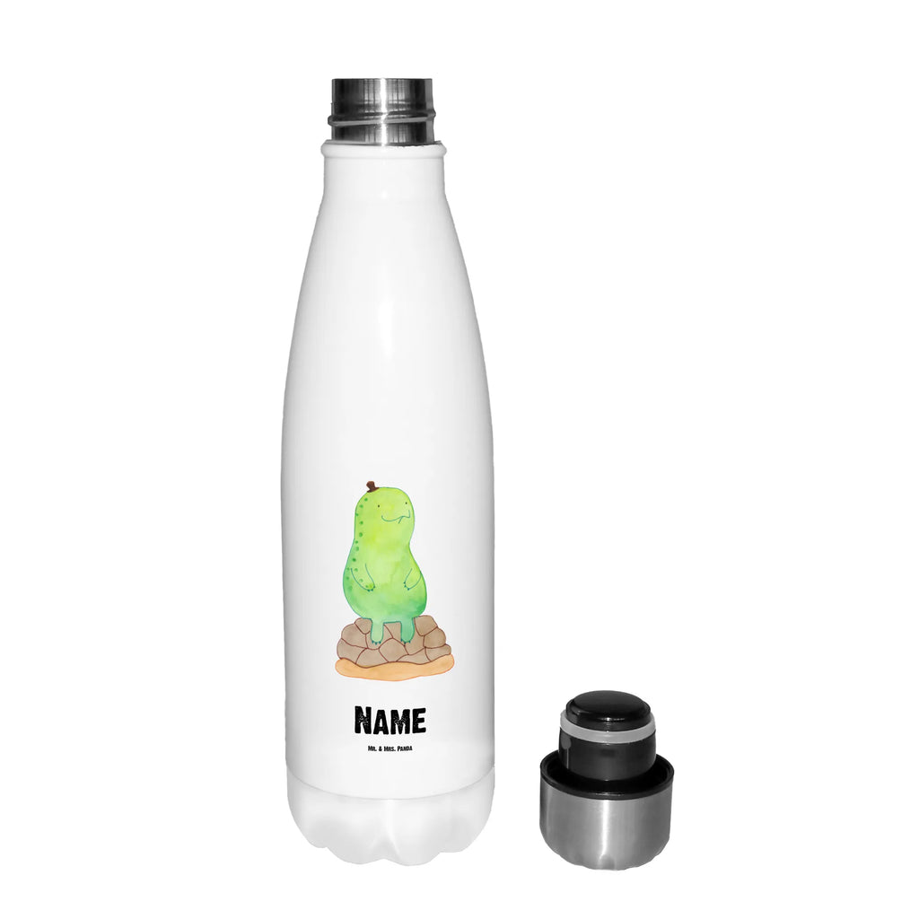 Personalisierte Thermosflasche Schildkröte pausiert Personalisierte Isolierflasche, Personalisierte Thermoflasche, Personalisierte Trinkflasche, Trinkflasche Mit Namen, Wunschname, Bedrucken, Namensflasche, Schildkröte, Achtsamkeit, Entschleunigen, achtsam