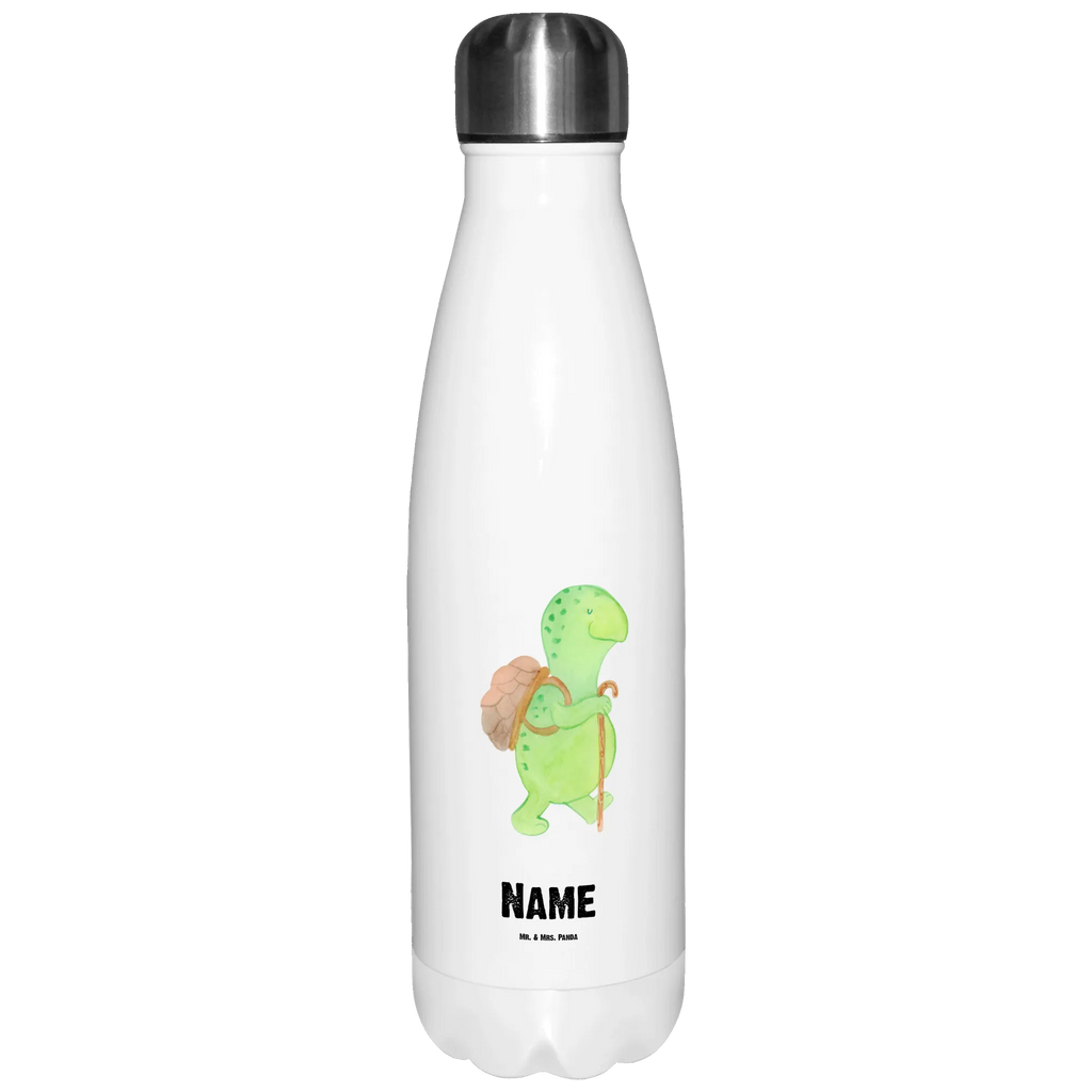 Personalisierte Thermosflasche Schildkröte Wanderer Personalisierte Isolierflasche, Personalisierte Thermoflasche, Personalisierte Trinkflasche, Trinkflasche Mit Namen, Wunschname, Bedrucken, Namensflasche, Schildkröte, Schildkröten, Motivation, Motivationsspruch, Motivationssprüche, Neuanfang