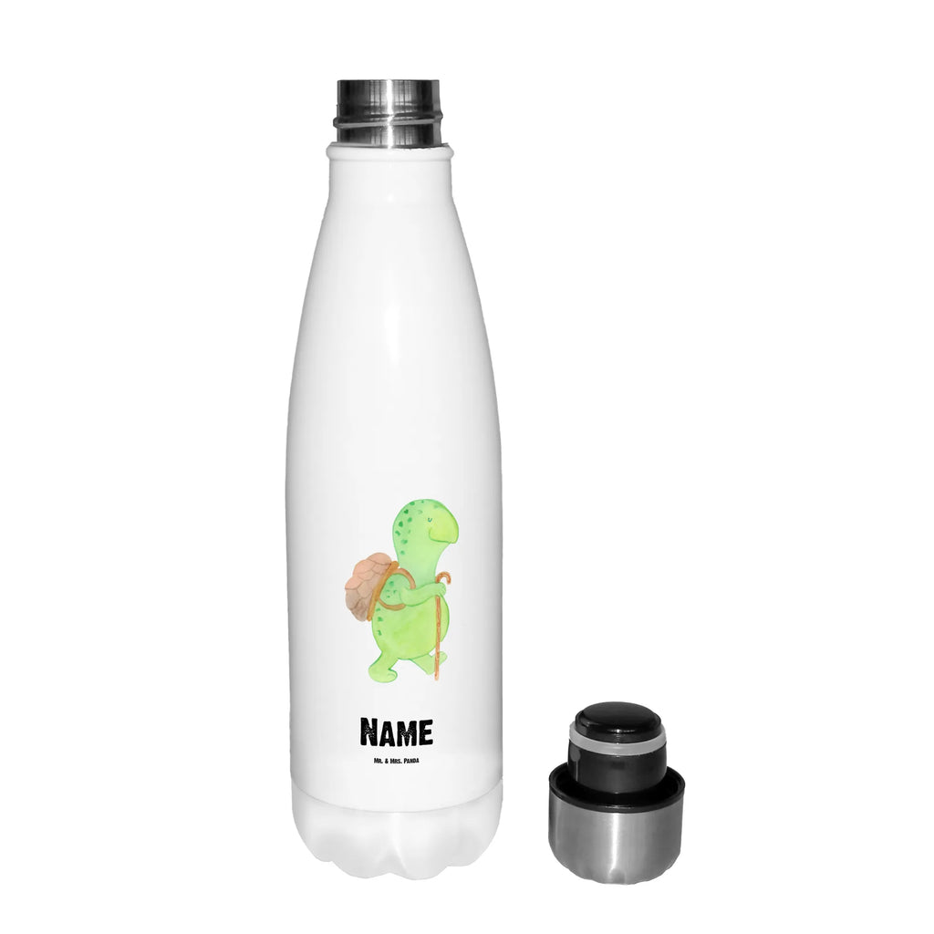 Personalisierte Thermosflasche Schildkröte Wanderer Personalisierte Isolierflasche, Personalisierte Thermoflasche, Personalisierte Trinkflasche, Trinkflasche Mit Namen, Wunschname, Bedrucken, Namensflasche, Schildkröte, Schildkröten, Motivation, Motivationsspruch, Motivationssprüche, Neuanfang