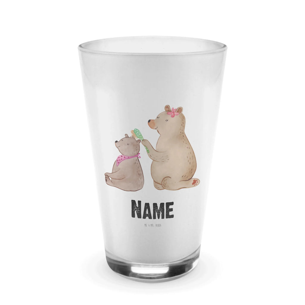 Personalisiertes Glas Bär mit Kind Bedrucktes Glas, Glas mit Namen, Namensglas, Glas personalisiert, Name, Bedrucken, Familie, Vatertag, Muttertag, Bruder, Schwester, Mama, Papa, Oma, Opa, Geschenk, Mutti, Mutter