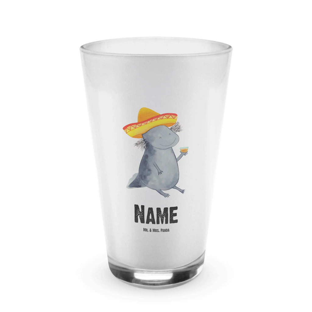 Personalisiertes Glas Axolotl Tequila Bedrucktes Glas, Glas mit Namen, Namensglas, Glas personalisiert, Name, Bedrucken, Axolotl, Molch, Mexico, Mexiko, Sombrero, Zitrone, Tequila, Motivation, Spruch, Schwanzlurch, Lurch, Lurche, Axolot, Feuerdrache, Feuersalamander