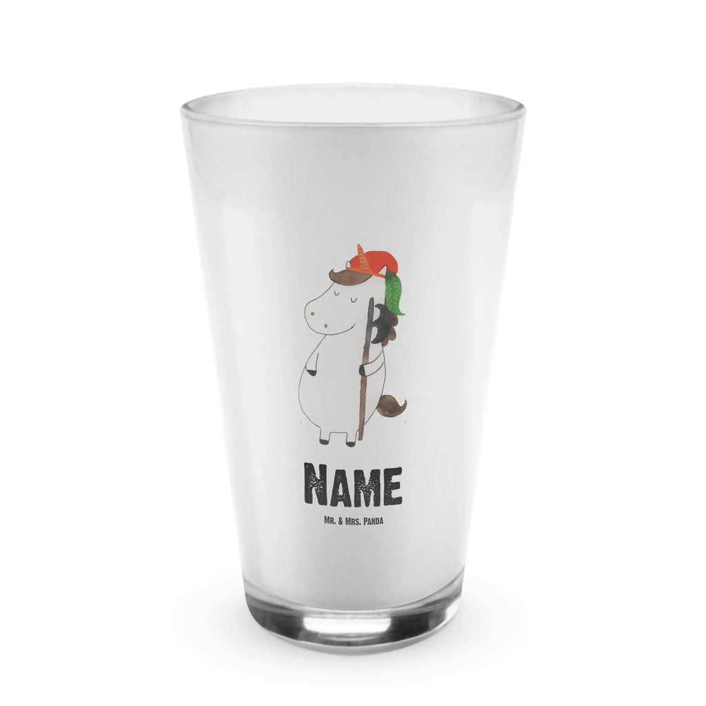 Personalisiertes Glas Einhorn Bube Bedrucktes Glas, Glas mit Namen, Namensglas, Glas personalisiert, Name, Bedrucken, Einhorn, Einhörner, Einhorn Deko, Unicorn, Bube, Mittelalter