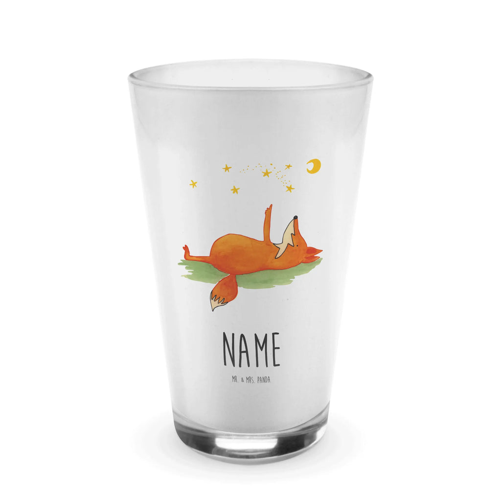 Personalisiertes Glas Fuchs Sterne Bedrucktes Glas, Glas mit Namen, Namensglas, Glas personalisiert, Name, Bedrucken, Fuchs, Füchse, tröstende Worte, Spruch positiv, Spruch schön, Romantik, Always Look on the Bright Side of Life