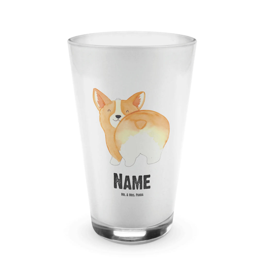 Personalisiertes Glas Corgie Po Bedrucktes Glas, Glas mit Namen, Namensglas, Glas personalisiert, Name, Bedrucken, Hund, Hundemotiv, Haustier, Hunderasse, Tierliebhaber, Hundebesitzer, Sprüche, Corgie, Hundeliebe, Motivation, Selbstliebe, Spruch