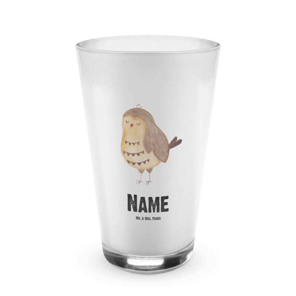 Personalisiertes Glas Eule Zufrieden Bedrucktes Glas, Glas mit Namen, Namensglas, Glas personalisiert, Name, Bedrucken, Eule, Eule Spruch, Eule deko, Owl, Liebe Spruch, Romantisch, Wortspiel lustig, Spruch schön, Geschenk Hochzeitstag