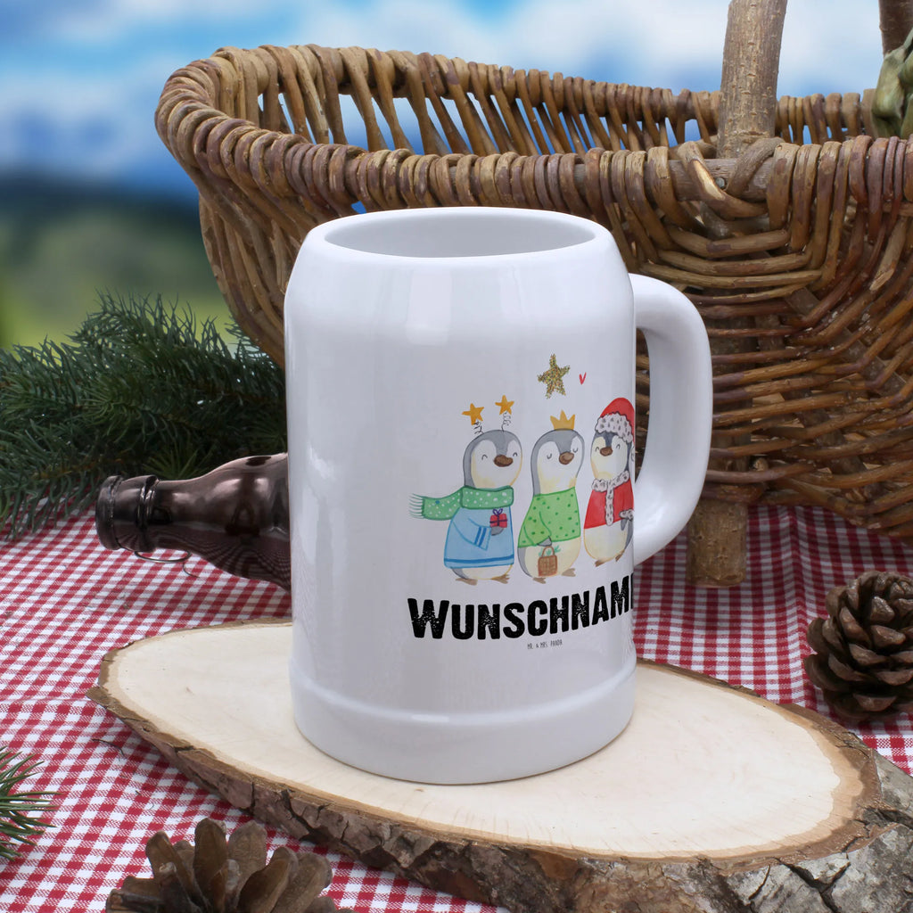 Personalisierter Bierkrug Winterzeit Heilige drei Könige Bierkrug mit Namen, Bierkrug personalisieren, Bierglas mit Namen, Personalisierung, Bedrucken, Winter, Weihnachten, Weihnachtsdeko, Nikolaus, Advent, Heiligabend, Wintermotiv, Weihnachtsmann, Heilige drei Könige, Weihnachtstage, Weihnachtszeit