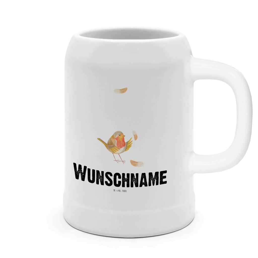 Personalisierter Bierkrug Rotkehlchen mit Federn Bierkrug mit Namen, Bierkrug personalisieren, Bierglas mit Namen, Personalisierung, Bedrucken, Tiermotive, Gute Laune, lustige Sprüche, Tiere, What if i fall, Rotkehlchen, Spruch Motivation, Spruch Mut, Vogel, Motivation Sprüche, Motivationsbilder, fliegen