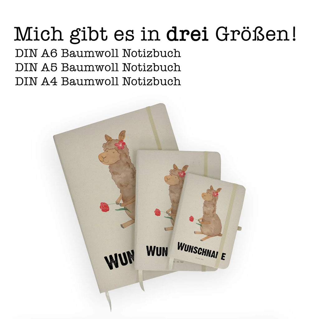 DIN A4 Personalisiertes Notizbuch Alpaka Blume Personalisiertes Notizbuch, Notizbuch mit Namen, Notizbuch bedrucken, Personalisierung, Namensbuch, Namen, Alpaka, Lama, Blume, Lamas, Alpaka Zitat, Alpaka Spruch, Alpaka Dekor, Alpaka Geschenk, Alpaka Dekoration, Alpaka Witz, Motiv Alpaka