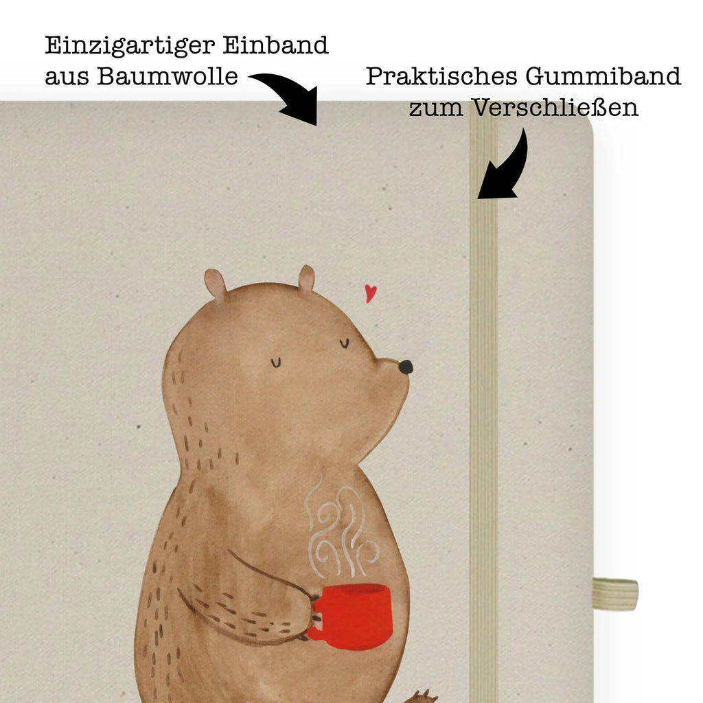 Personalised notebook bear Coffee Personalisiertes Notizbuch, Notizbuch mit Namen, Notizbuch bedrucken, Personalisierung, Namensbuch, Namen, Bär, Teddy, Teddybär, Kaffee, Coffee, Bären, guten Morgen, Morgenroutine, Welt erobern, Welt retten, Motivation