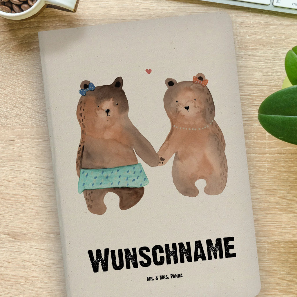 DIN A4 Personalisiertes Notizbuch Bär Freundin Personalisiertes Notizbuch, Notizbuch mit Namen, Notizbuch bedrucken, Personalisierung, Namensbuch, Namen, Bär, Teddy, Teddybär, Bär Freundin Beste Freund Liebe Liebesbeweis Verliebt Kumpel Kumpeliene