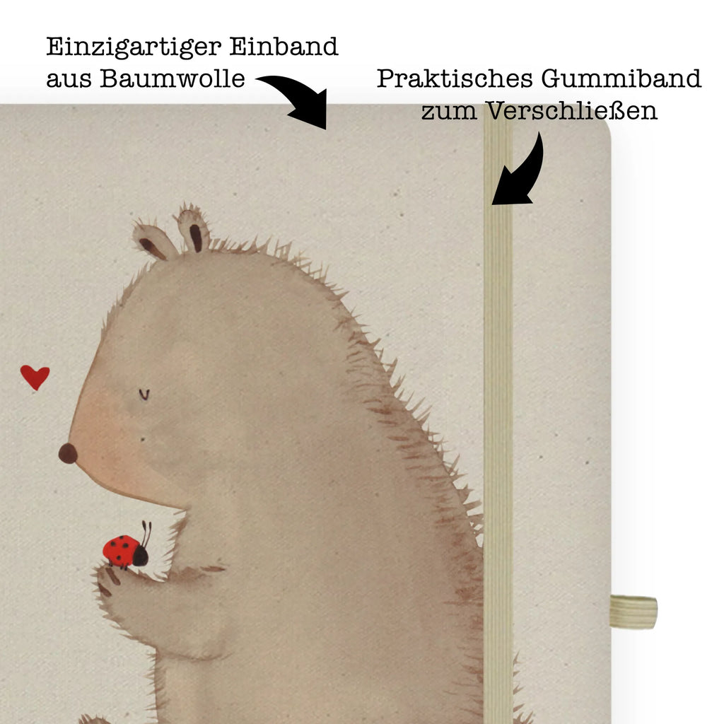 Personalised notebook bear ladybug Personalisiertes Notizbuch, Notizbuch mit Namen, Notizbuch bedrucken, Personalisierung, Namensbuch, Namen, Bär, Teddy, Teddybär, Marienkäfer, Liebe, Freiheit, Motivation, Das Leben ist schön