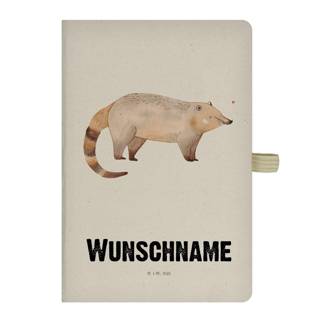 DIN A4 Personalisiertes Notizbuch Nasenbär Personalisiertes Notizbuch, Notizbuch mit Namen, Notizbuch bedrucken, Personalisierung, Namensbuch, Namen, Tiermotive, Gute Laune, lustige Sprüche, Tiere, Nasenbär, Nasenbären, Rüsselbär, Bär