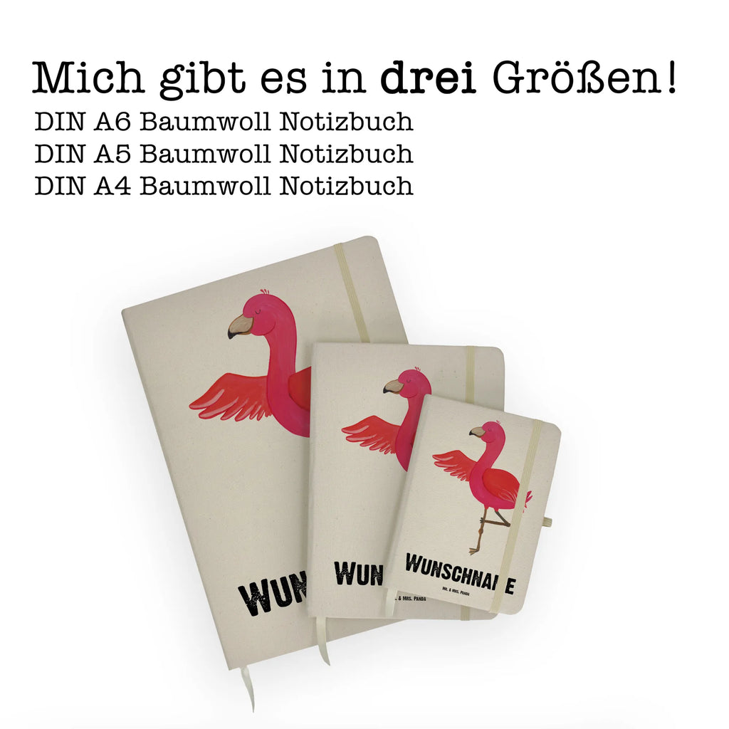 DIN A4 Personalisiertes Notizbuch Flamingo Yoga Personalisiertes Notizbuch, Notizbuch mit Namen, Notizbuch bedrucken, Personalisierung, Namensbuch, Namen, Flamingo, Vogel, Yoga, Namaste, Achtsamkeit, Yoga-Übung, Entspannung, Ärger, Aufregen, Tiefenentspannung