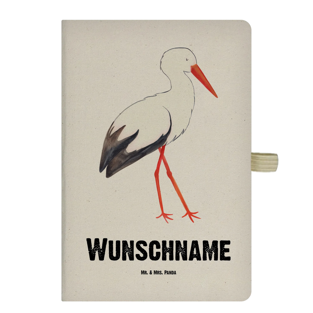 DIN A4 Personalisiertes Notizbuch Storch Personalisiertes Notizbuch, Notizbuch mit Namen, Notizbuch bedrucken, Personalisierung, Namensbuch, Namen, Tiermotive, Gute Laune, lustige Sprüche, Tiere, Storch, Störche, Schwangerschaft, Geburt, Mutter, Mütter, Mutter werden, Schwanger, Babybauch, Baby