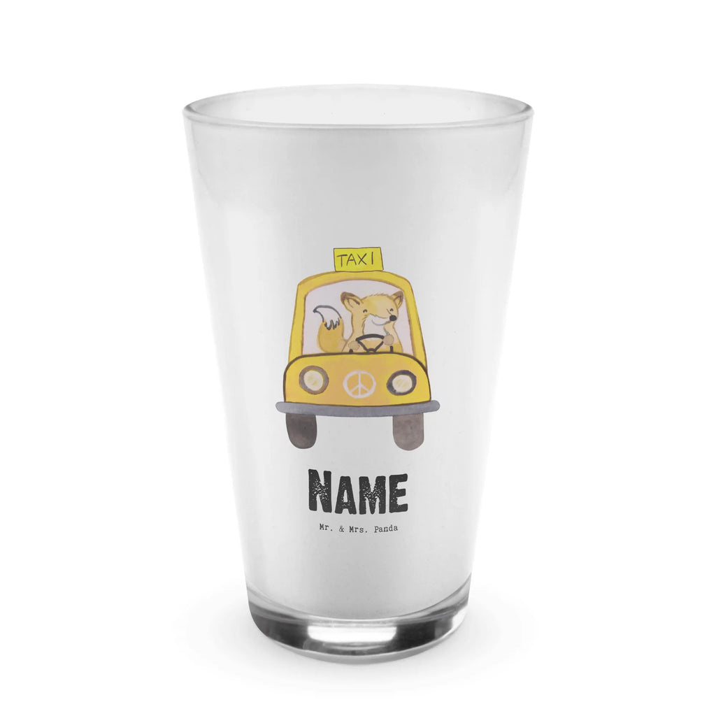 Personalisiertes Glas Taxifahrer mit Herz Bedrucktes Glas, Glas mit Namen, Namensglas, Glas personalisiert, Name, Bedrucken, Beruf, Ausbildung, Jubiläum, Abschied, Rente, Kollege, Kollegin, Geschenk, Schenken, Arbeitskollege, Mitarbeiter, Firma, Danke, Dankeschön