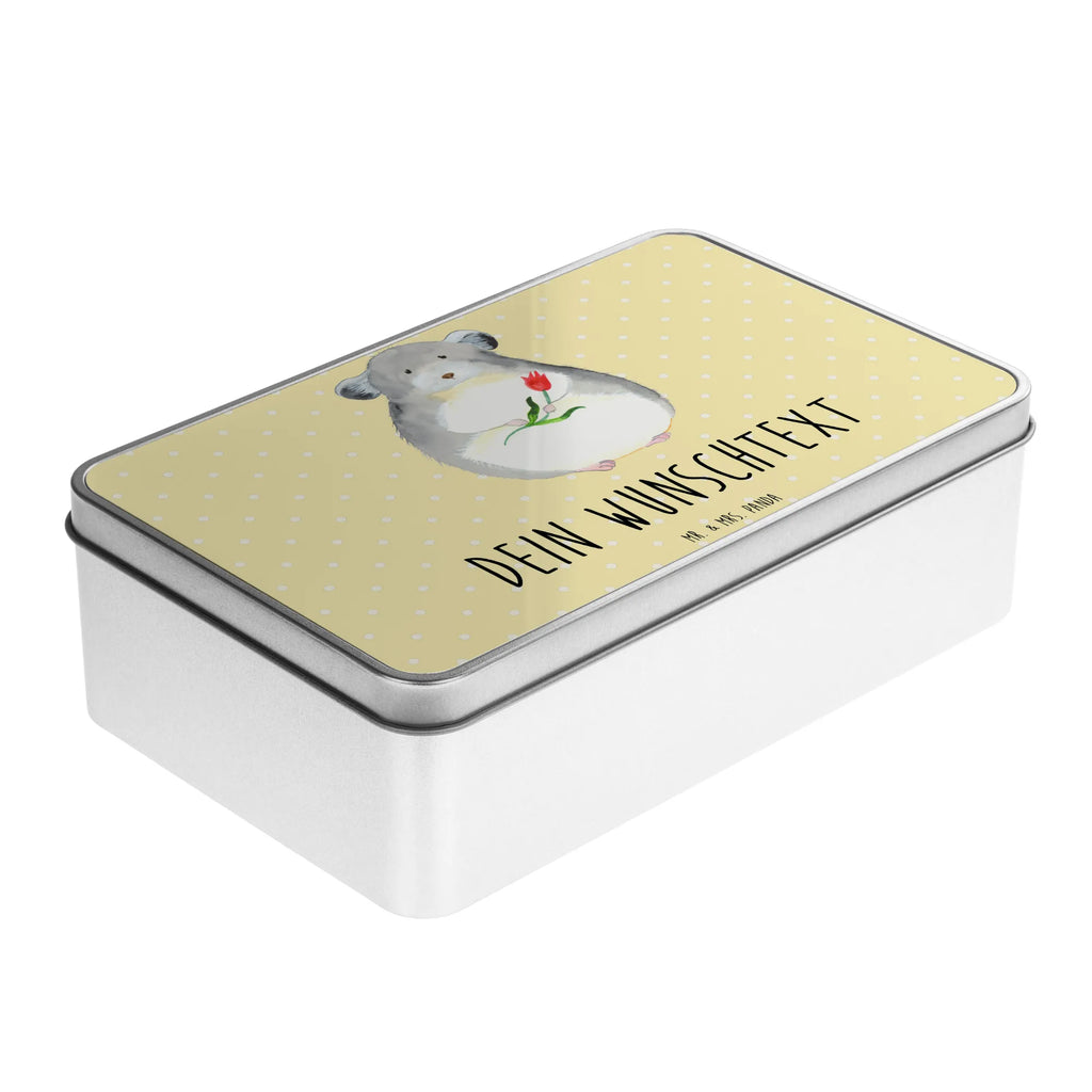 Personalised metal tin chinchilla flower Personalisierte Metalldose, Dose mit Namen, Namensdose, Kiste mit Namen, Namenskiste, Tiermotive, Gute Laune, lustige Sprüche, Tiere, Chinchilla, Chinchillas, Liebeskummer, Kummer, Depressionen, traurig sein, Chaos, Glücklichsein, Büro, Büroalltag
