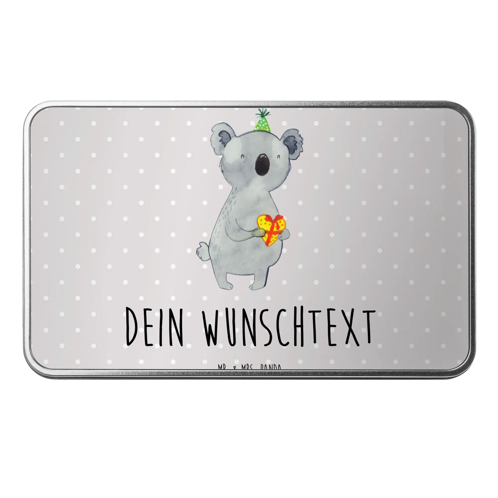 Personalisierte Metalldose Koala Geschenk Personalisierte Metalldose, Dose mit Namen, Namensdose, Kiste mit Namen, Namenskiste, Koala, Koalabär, Geschenk, Geburtstag, Party