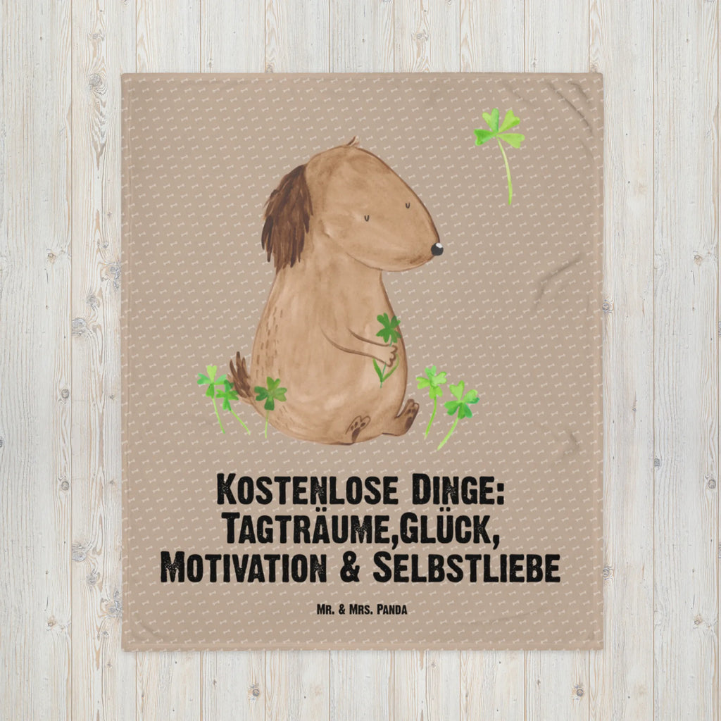 Kuscheldecke Hund Kleeblatt Decke, Wohndecke, Tagesdecke, Wolldecke, Sofadecke, Hund, Hundemotiv, Haustier, Hunderasse, Tierliebhaber, Hundebesitzer, Sprüche, Kleeblatt, Glück, Tagträume, Motivation, Neuanfang, Geschenk, Glücksbringer, Selbstliebe, Achtsamkeit