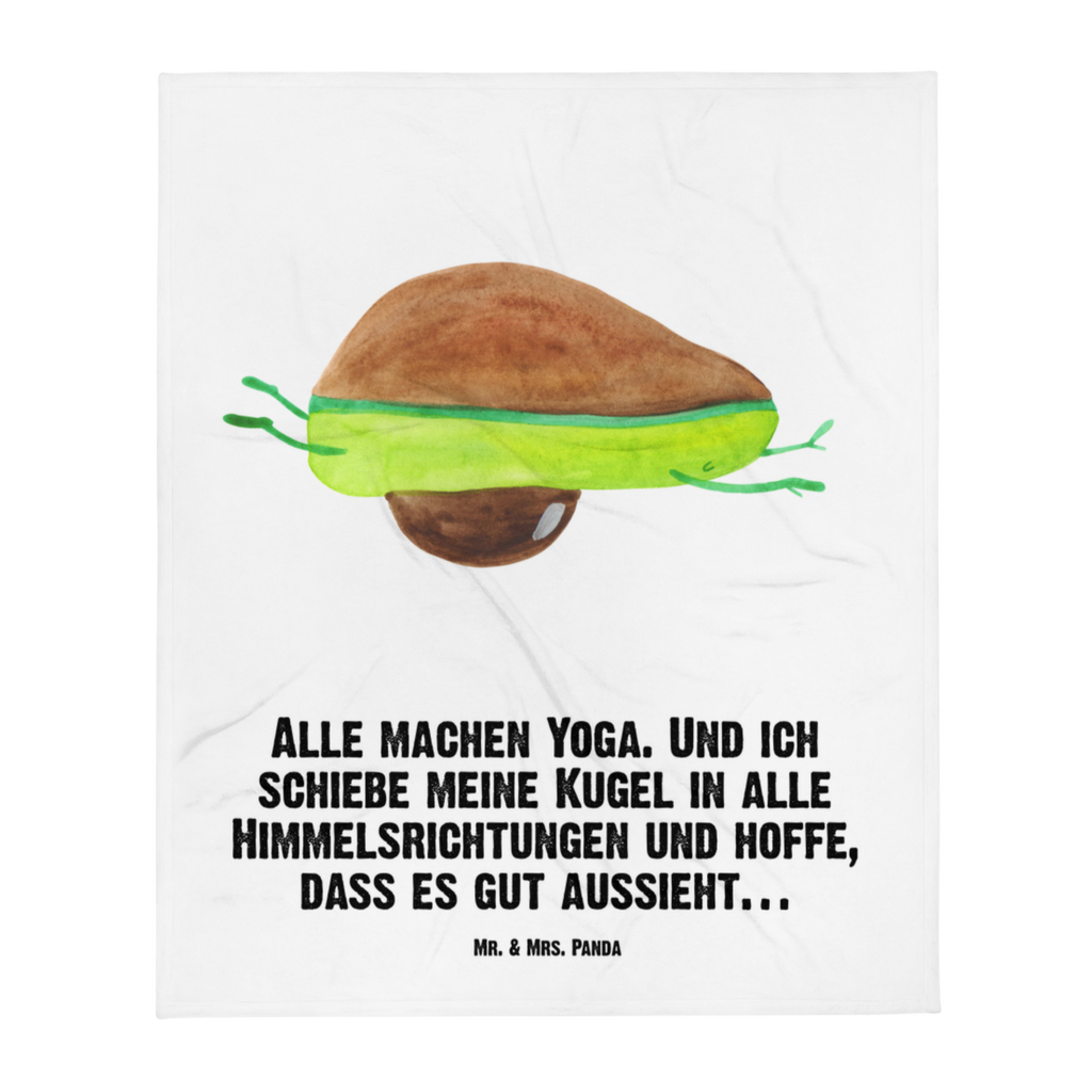 Kuscheldecke Avocado Yoga Decke, Wohndecke, Tagesdecke, Wolldecke, Sofadecke, Avocado, Veggie, Vegan, Gesund, Avocado Yoga Vegan