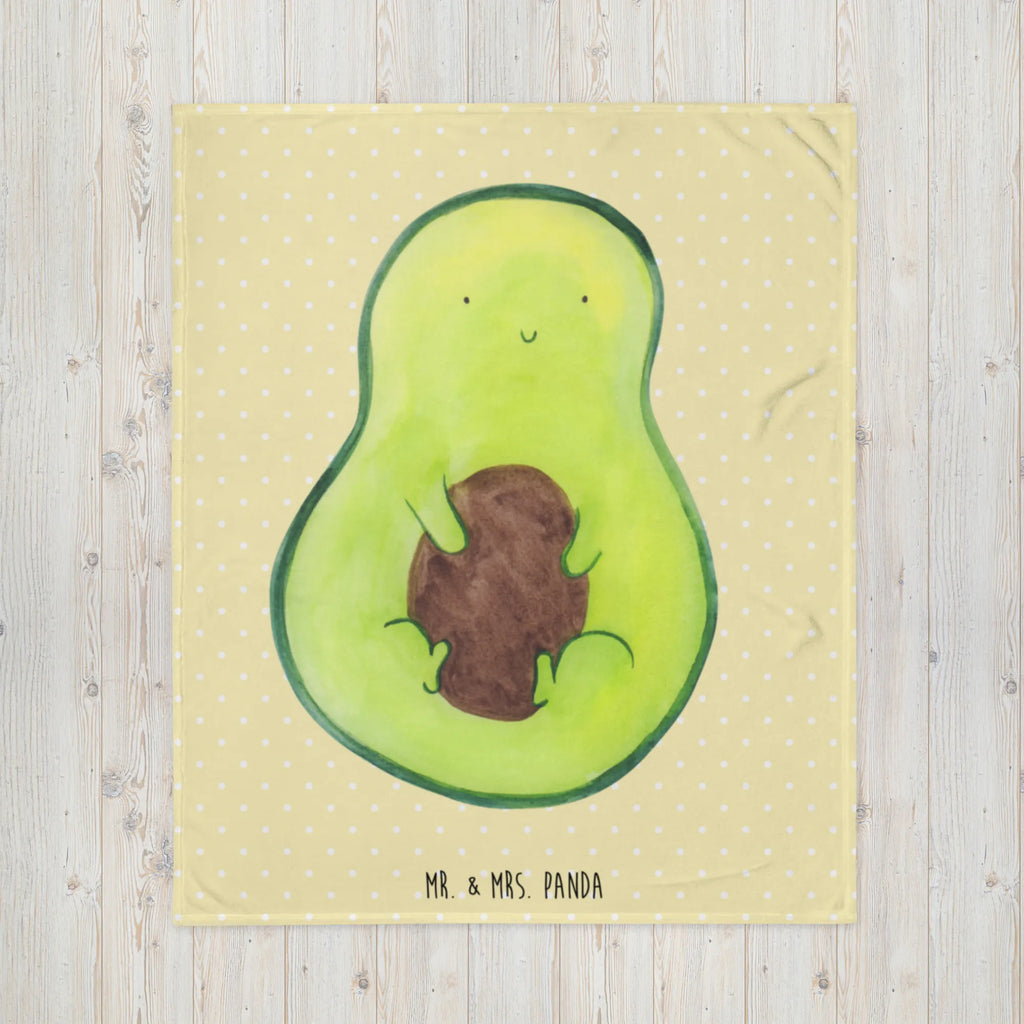 Kuscheldecke Avocado mit Kern Decke, Wohndecke, Tagesdecke, Wolldecke, Sofadecke, Avocado, Veggie, Vegan, Gesund, Avokado, Avocadokern, Kern, Pflanze, Spruch Leben