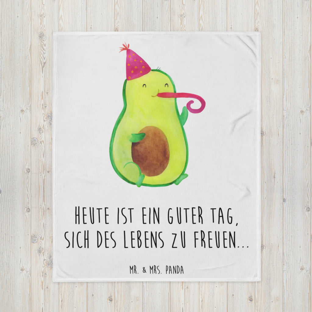 Kuscheldecke Avocado Feier Decke, Wohndecke, Tagesdecke, Wolldecke, Sofadecke, Avocado, Veggie, Vegan, Gesund, Party, Feierlichkeit, Feier, Fete, Geburtstag, Gute Laune, Tröte