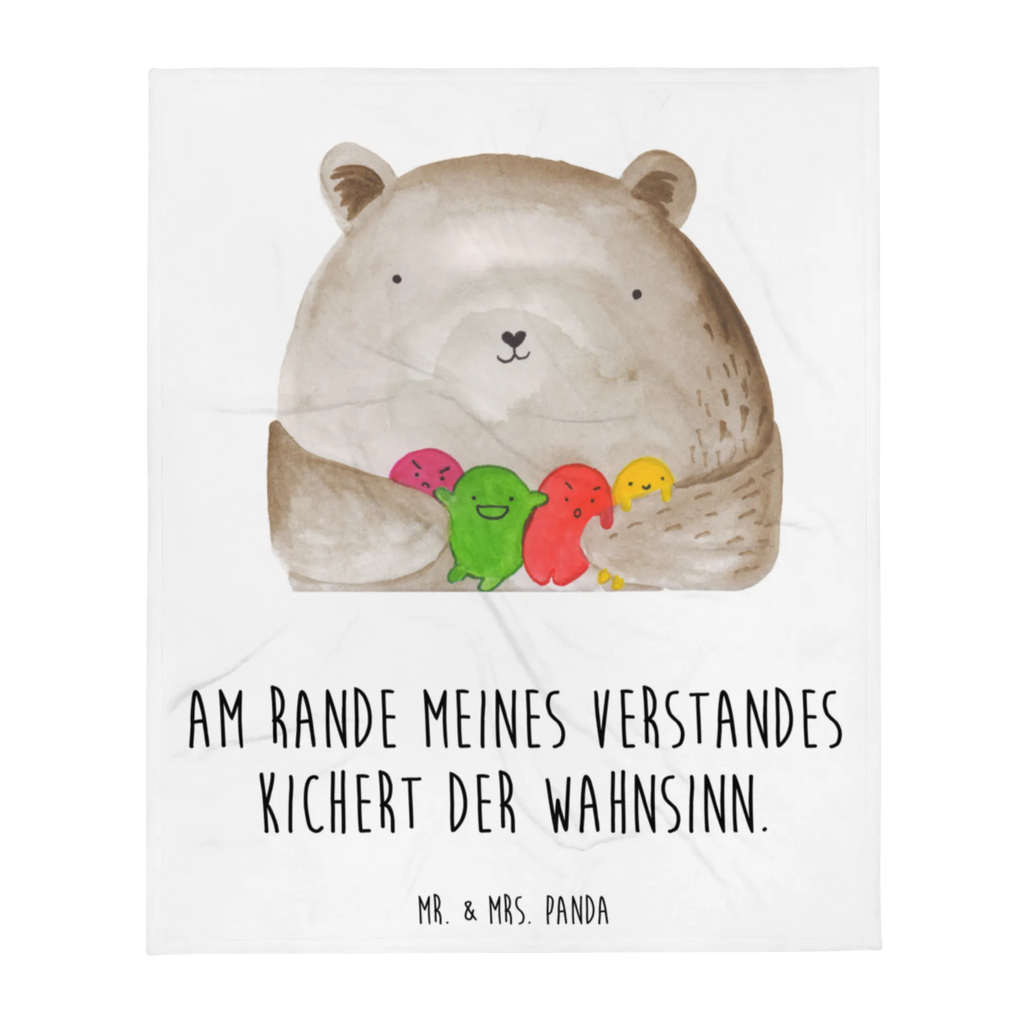 Kuscheldecke Bär Gefühl Decke, Wohndecke, Tagesdecke, Wolldecke, Sofadecke, Bär, Teddy, Teddybär, Wahnsinn, Verrückt, Durchgedreht