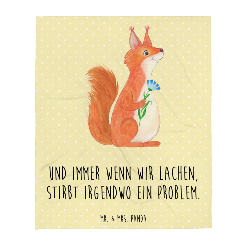 Kuscheldecke Eichhörnchen Blume Decke, Wohndecke, Tagesdecke, Wolldecke, Sofadecke, Tiermotive, Gute Laune, lustige Sprüche, Tiere, Eichhörnchen, Eichhorn, Spruch positiv, Lachen, Spaß, Motivation Sprüche, Motivation Bilder, glücklich Spruch, Spruch Deko