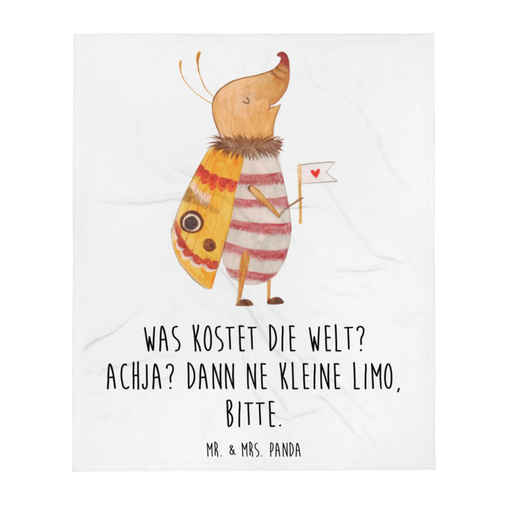 Kuscheldecke Nachtfalter Fähnchen Decke, Wohndecke, Tagesdecke, Wolldecke, Sofadecke, Tiermotive, Gute Laune, lustige Sprüche, Tiere, Nachtfalter, Käfer, Spruch lustig, Spruch witzig, süß, niedlich, Küche Deko, Was kostet die Welt