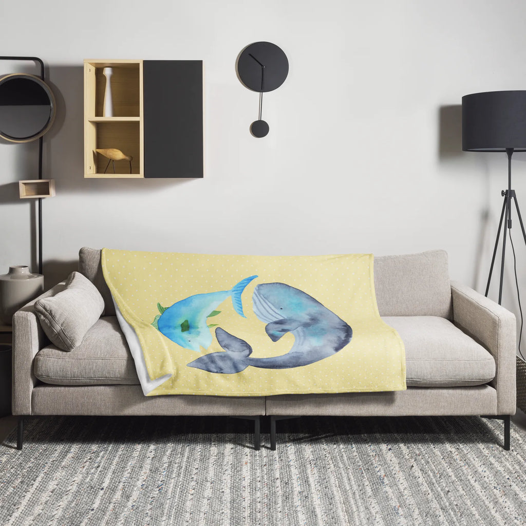 Kuscheldecke Walfisch Thunfisch Decke, Wohndecke, Tagesdecke, Wolldecke, Sofadecke, Tiermotive, Gute Laune, lustige Sprüche, Tiere, Wal, Wahl, Tunfisch, Wortwitz lustig, Spruch lustig, Flachwitz, Witz, Spruch des Tages, Flachwitz Geschenk