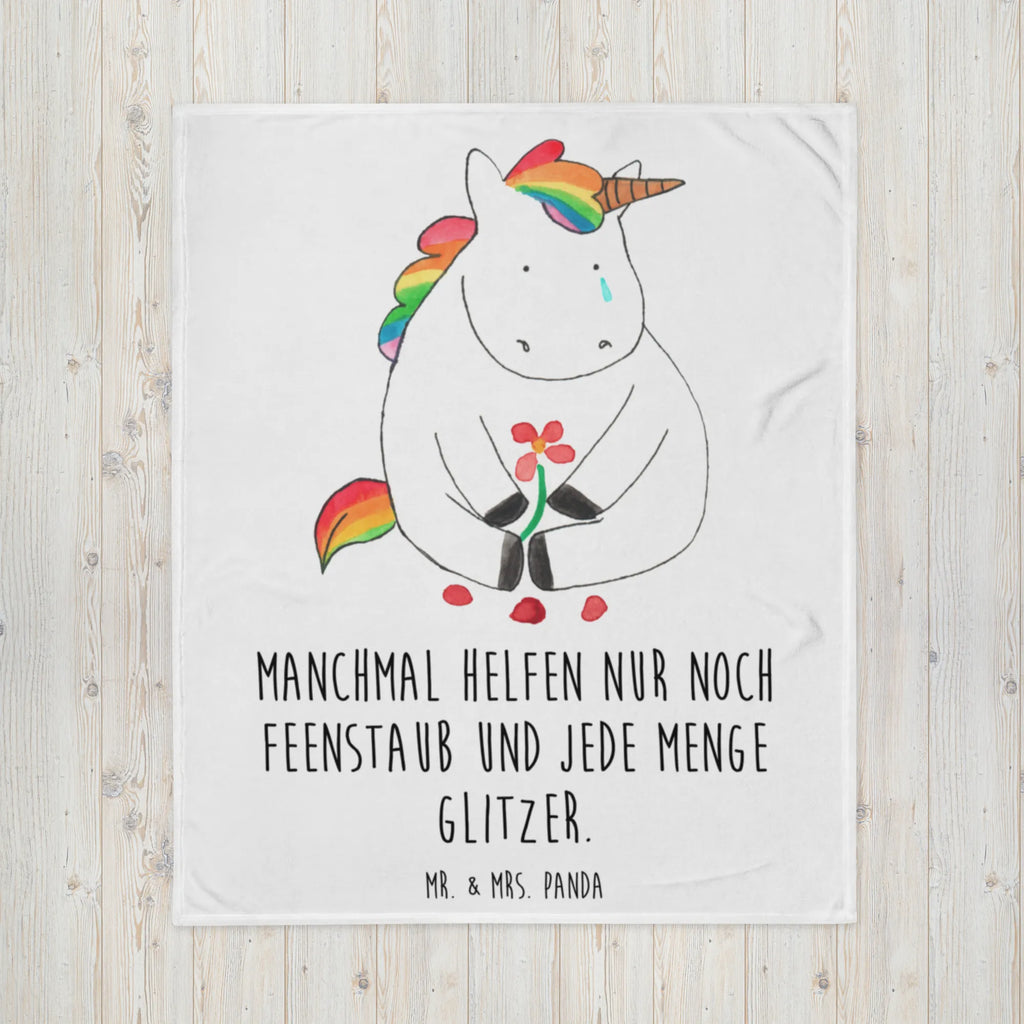 Kuscheldecke Einhorn Traurig Decke, Wohndecke, Tagesdecke, Wolldecke, Sofadecke, Einhorn, Einhörner, Einhorn Deko, Pegasus, Unicorn, Glitzer, Trösten. Freundschaft, Freunde, Liebe, Trauer, Grußkarte, Blume