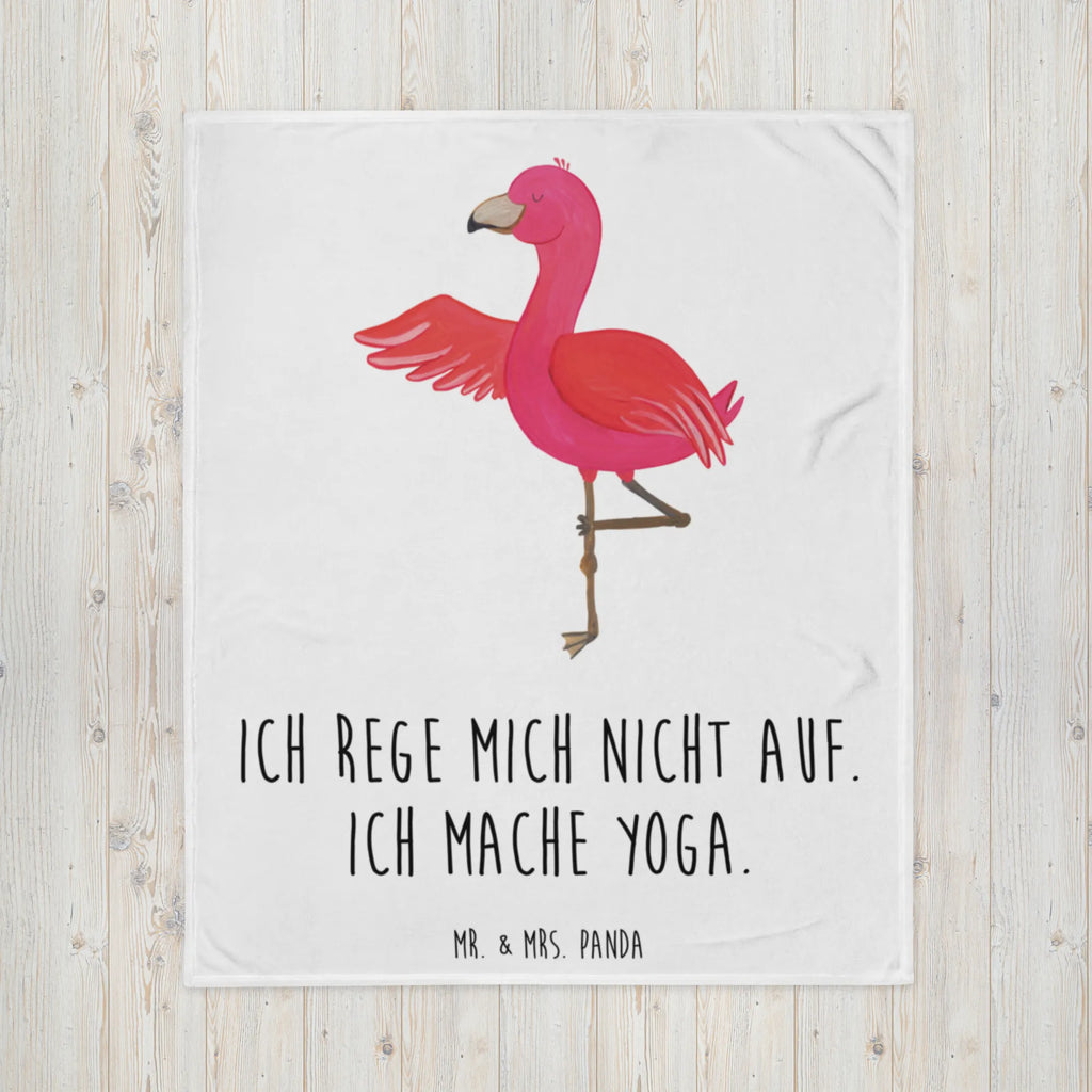 Kuscheldecke Flamingo Yoga Decke, Wohndecke, Tagesdecke, Wolldecke, Sofadecke, Flamingo, Vogel, Yoga, Namaste, Achtsamkeit, Yoga-Übung, Entspannung, Ärger, Aufregen, Tiefenentspannung