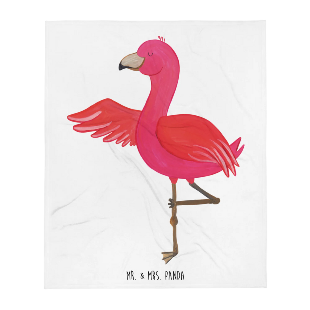 Kuscheldecke Flamingo Yoga Decke, Wohndecke, Tagesdecke, Wolldecke, Sofadecke, Flamingo, Vogel, Yoga, Namaste, Achtsamkeit, Yoga-Übung, Entspannung, Ärger, Aufregen, Tiefenentspannung