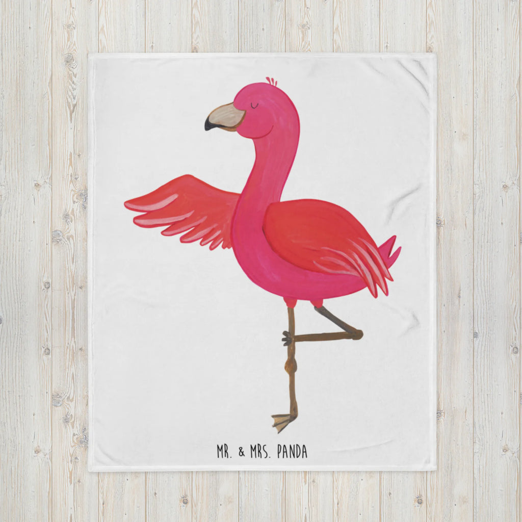 Kuscheldecke Flamingo Yoga Decke, Wohndecke, Tagesdecke, Wolldecke, Sofadecke, Flamingo, Vogel, Yoga, Namaste, Achtsamkeit, Yoga-Übung, Entspannung, Ärger, Aufregen, Tiefenentspannung