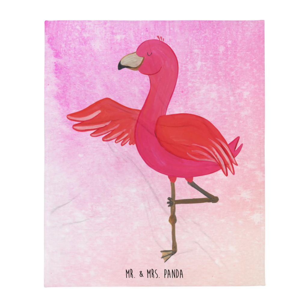 Kuscheldecke Flamingo Yoga Decke, Wohndecke, Tagesdecke, Wolldecke, Sofadecke, Flamingo, Vogel, Yoga, Namaste, Achtsamkeit, Yoga-Übung, Entspannung, Ärger, Aufregen, Tiefenentspannung