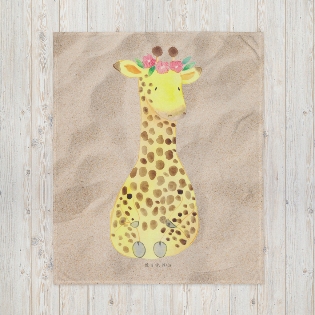 Kuscheldecke Giraffe Blumenkranz Decke, Wohndecke, Tagesdecke, Wolldecke, Sofadecke, Afrika, Wildtiere, Giraffe, Blumenkranz, Abenteurer, Selbstliebe, Freundin